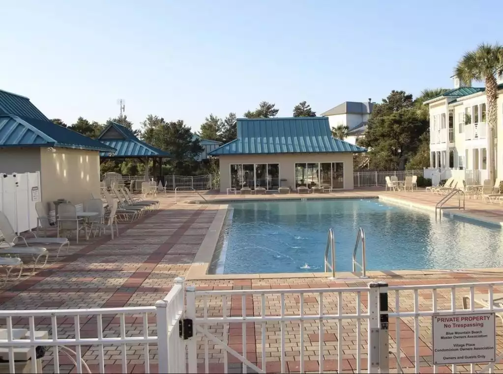 Community pool — only a three minute walk away
