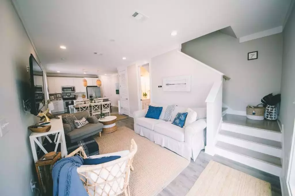 Living room sectional for cozy family movie nights