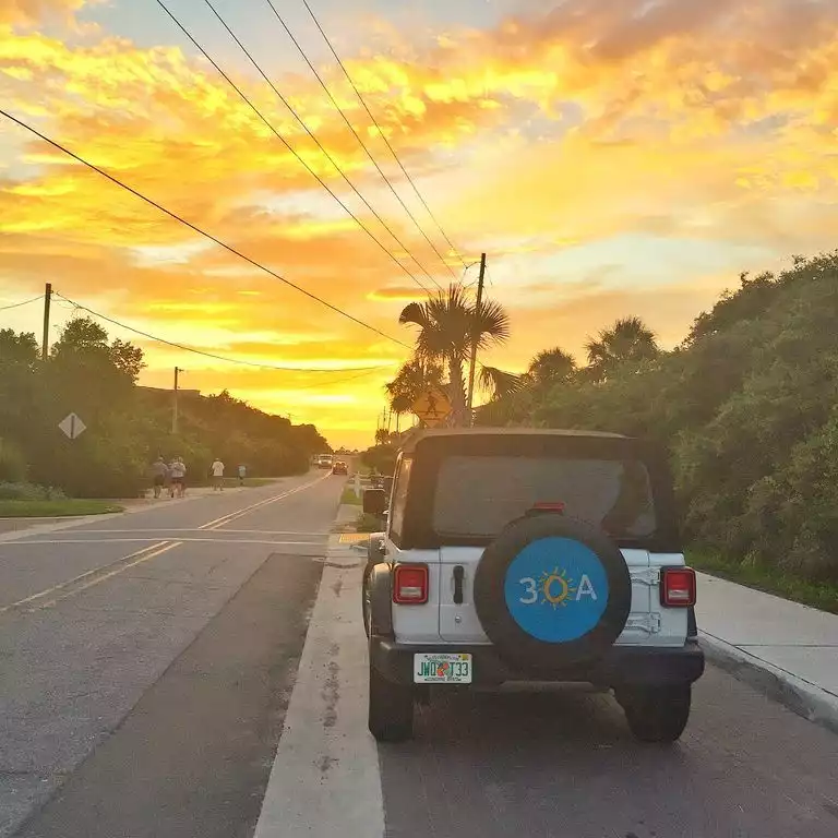 Sunset on 30A